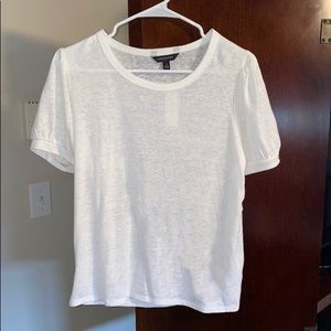 Plain white tee